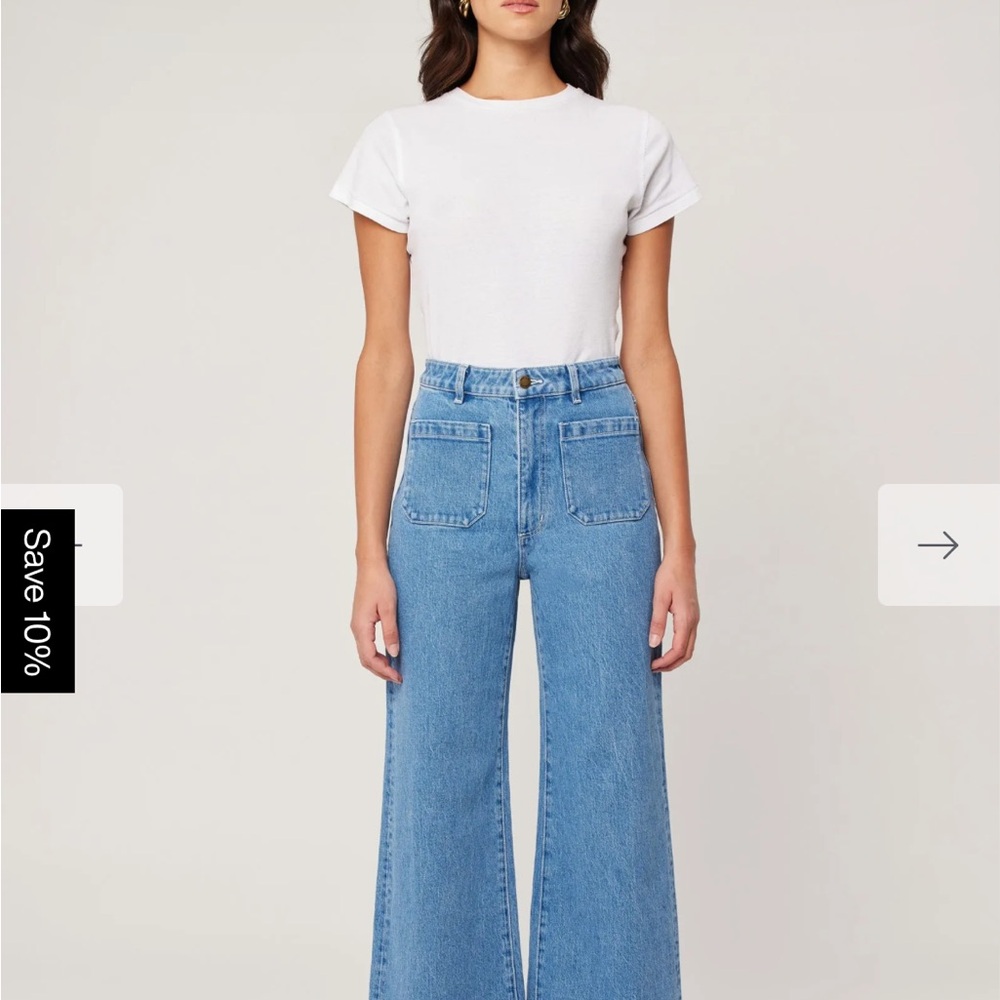 Pesto Green Sailor Jeans